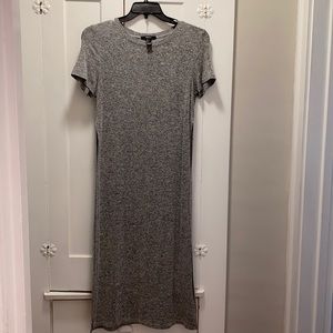 Grey dress with splits up the sides